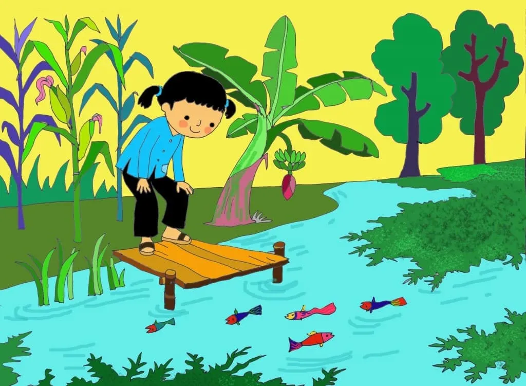 Ảnh bài thơ cây chuối