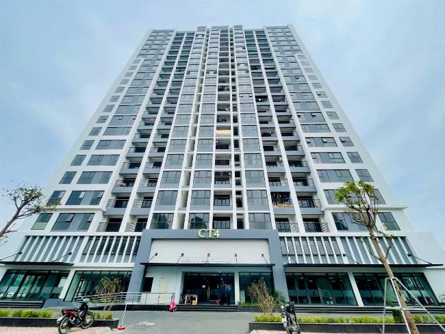 Hình ảnh toàn cảnh một khu đô thị hiện đại với các tòa chung cư cao tầng sắp bàn giao tại Hà Nội vào năm 2025.