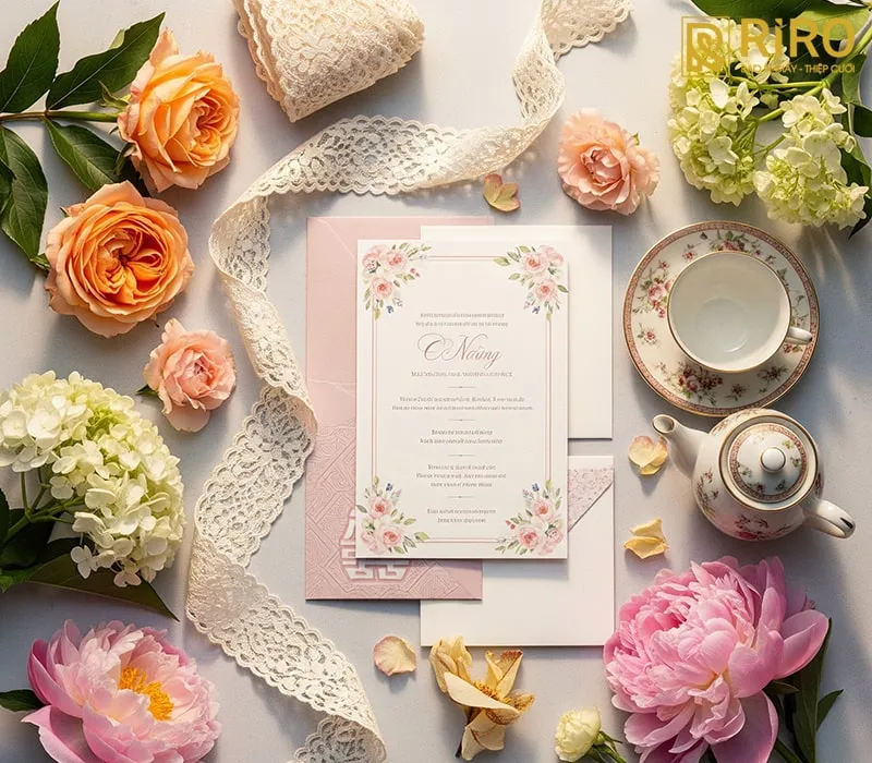 Cách ghi thiệp cưới nhà gái đúng chuẩn, trọn vẹn yêu thương