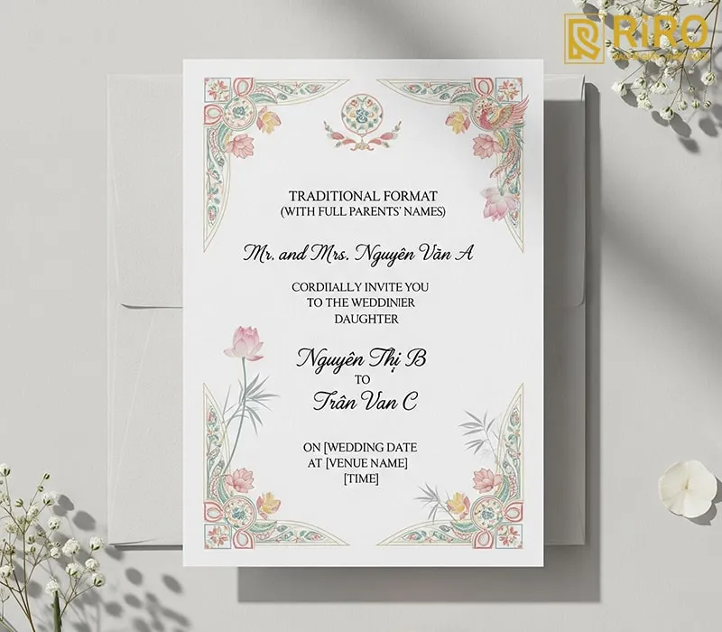 Mẫu truyền thống (đầy đủ cha mẹ)