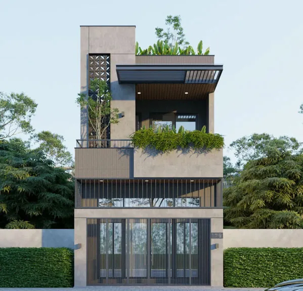 Mẫu cải tạo nhà cấp 4 thành 2 tầng