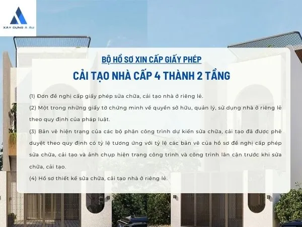 Hồ sơ xin cấp giấy phép cải tạo