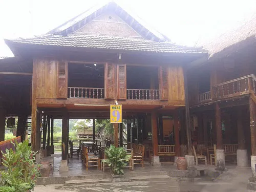 Nhà sàn 09 nhìn từ bên ngoài
