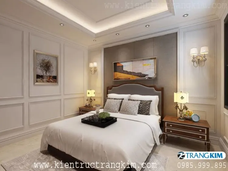 Nội thất phòng nghỉ 4 – V1 của nhà nghỉ 5 tầng