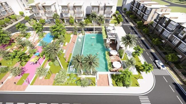 Phối cảnh tổng thể dự án căn hộ Pax Gold tại trung tâm thành phố Thủ Đức