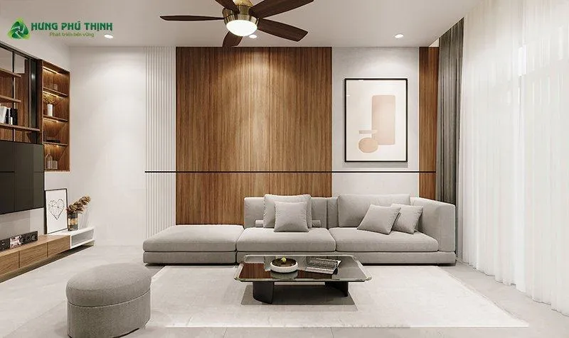 Nội thất thiết kế nhà 2 tầng 50m2 3 phòng ngủ