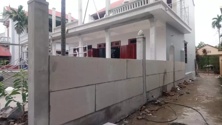 Tường bê tông nhẹ EPS ổn định hơn dưới tác động thời tiết