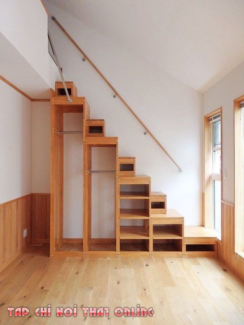 Kiểu cầu thang tiết kiệm không gian diện tích