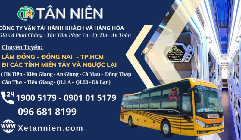 Review Chi Tiết Nhà Xe Tân Niên Đồng Nai Đi Gia Lai: Thông Tin, Giá Vé & Lịch Trình